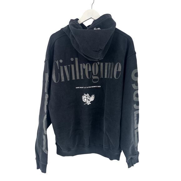 Darc Sport Men's Black Life And Death Pierce Hoodie Size L - Picture 7 of 13